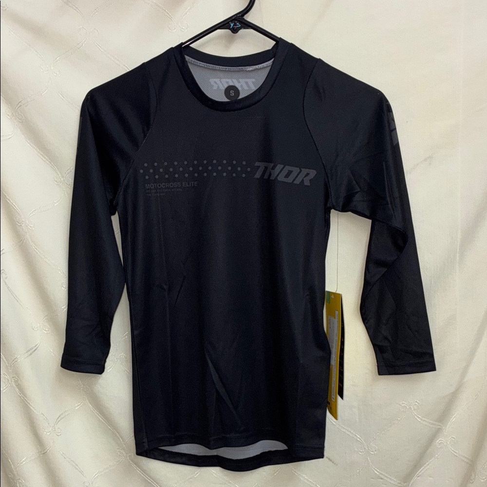 Thor Youth Midnight Black Motocross Jersey
